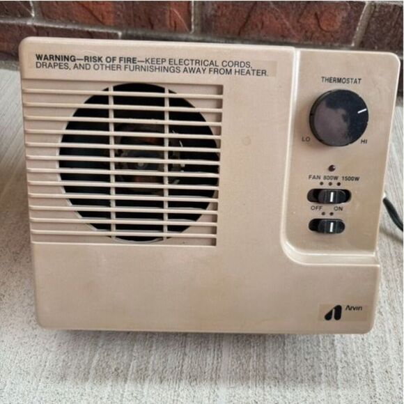 Vintage Arvin 29H40 Heat Fan Electric Convection Heater *Nice* - Picture 2 of 12